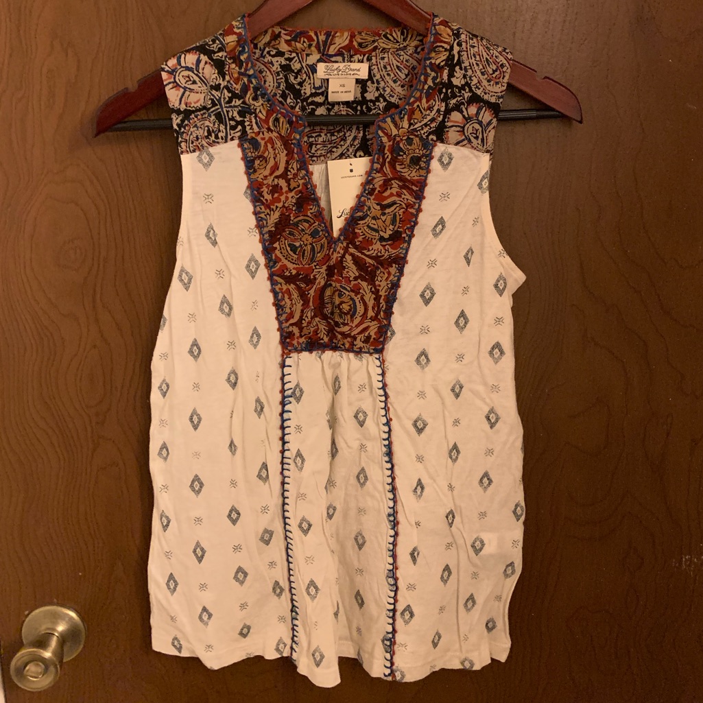 Lucky Brand Orian Diamond Tunic